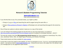 Tablet Screenshot of dickbaldwin.com